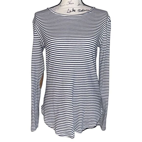 Cherish striped patch long sleeve top small - Picture 1 of 5